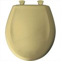 Church Seat Church Seat 200SLOWT 031 Round Closed Front Toilet Seat in Harvest Gold 200SLOWT 031